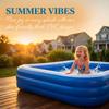Baby Swimming Pool Inflatable Secure Design Kids Splash Pad Air Pump Included