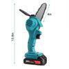 4 Inches Mini Cordless Electric Chain Saw 24V Lithium Battery Charger Portable Rechargeable Garden Logging Saw  Woodworking Tools