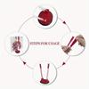 Stretchable Stand Holder for Sealing Bags, Prep Bags, Sandwich Holder, Kitchen Support Storage Bags, Adjustable Tension to Prevent Slipping