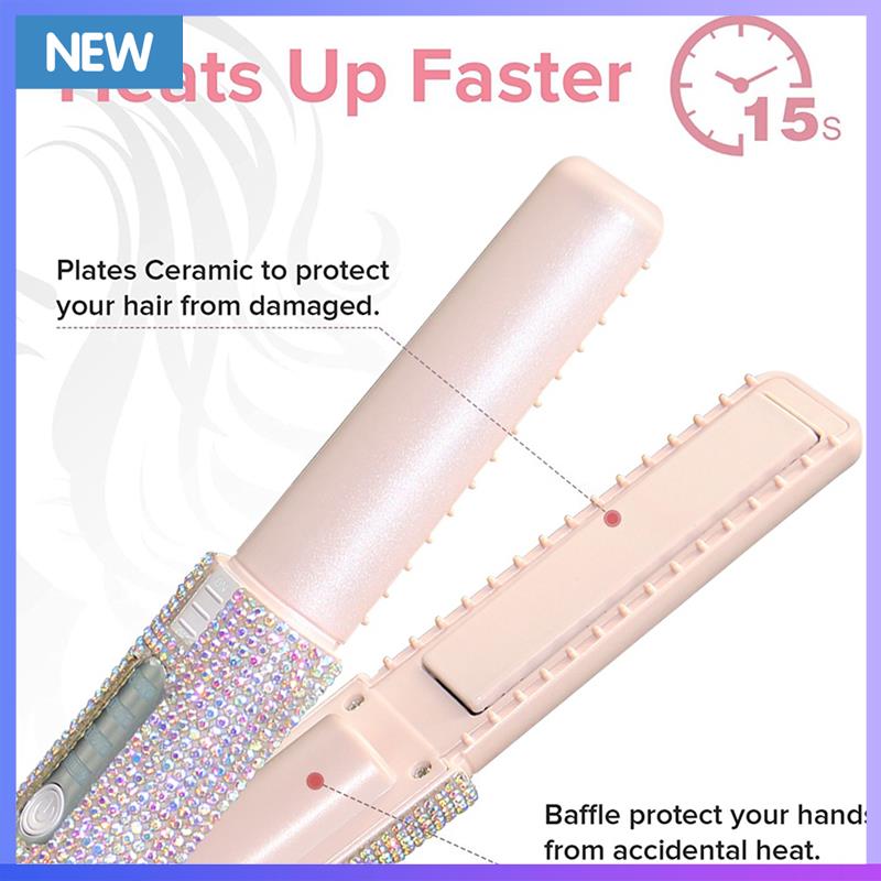 A60P 2X 2-в-1 Электрическая USB Щетка-выпрямитель для волос Выпрямитель Утюжок Многофункциональная Расческа Стайлер для выпрямления