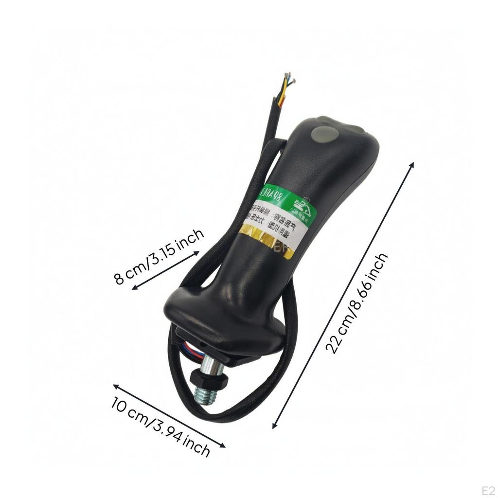 Excavator Joystick Handle Ergonomic Control with Buttons Easy to Operate