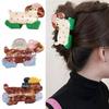 Cartoon Dog Shaped Hair Clip Claw Strong Grip Barrettes Trendy Hair Accesories for Gym Workouts and Casual Outings