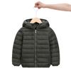 Unisex Children's Hooded Down Jacket - Lightweight, Warm Autumn & Winter Outerwear for Medium & Large Kids