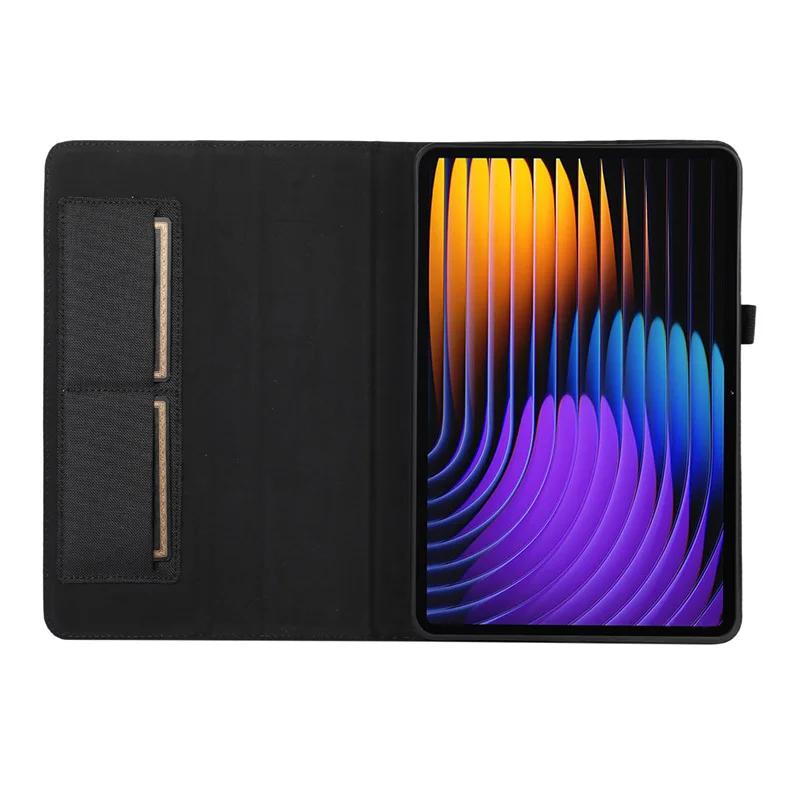 Case For Funda Xiaomi Pad 7 8 Pro 11.2 inch Soft Cowboy Stand Flip Cover For Coque Poco Pad X1 11.2" Tablet Cover