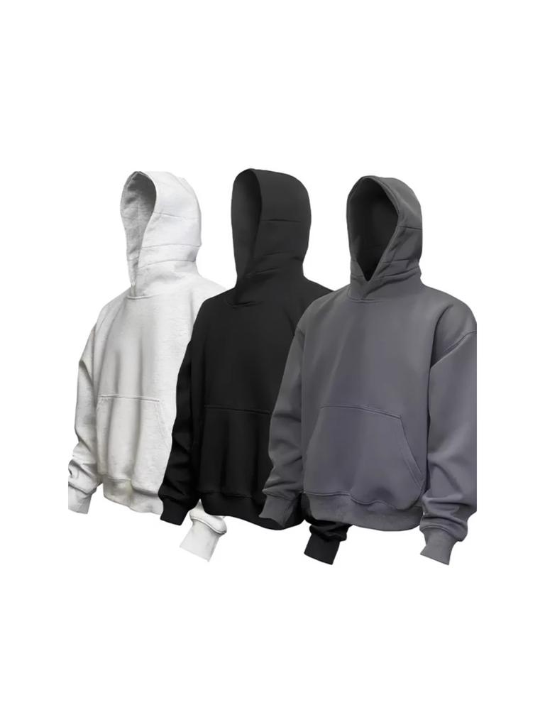 American Boxy Version Casual Fashion Hooded Pullover Sweater Loose Versatile Thickened Jacket Autumn and Winter Top