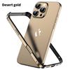 Hybrid Silicone Frame Aluminum Metal Phone Case For iPhone 17 16 15 14 13 12 Pro Max Better Heat Bumper