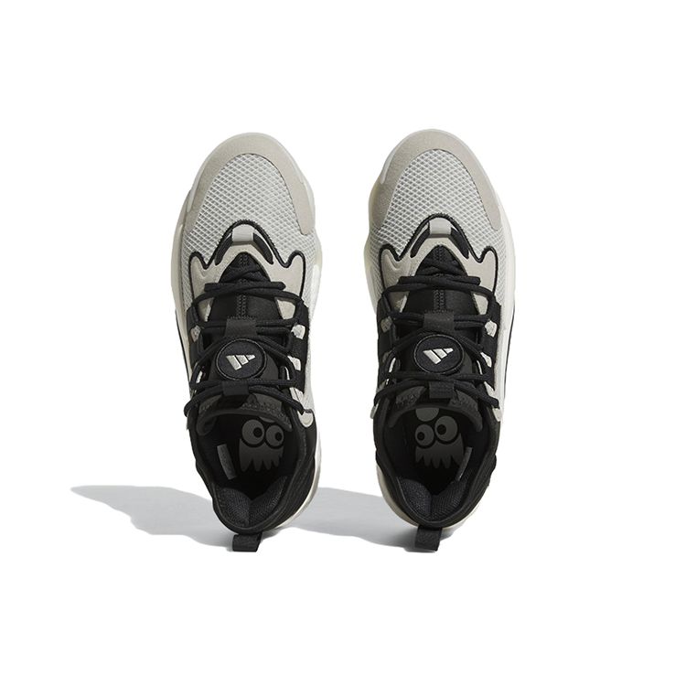 Adidas BYW Select Fashion Versatile Shock Absorption Non-Slip Wear-Resistant Supportive Low-Top Basketball Shoes Unisex Sneakers Gray Black IG4937