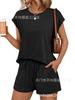 European and American women's clothing is popular, spring and summer short-sleeved T-shirts and shorts are loose and casual two-piece sets.