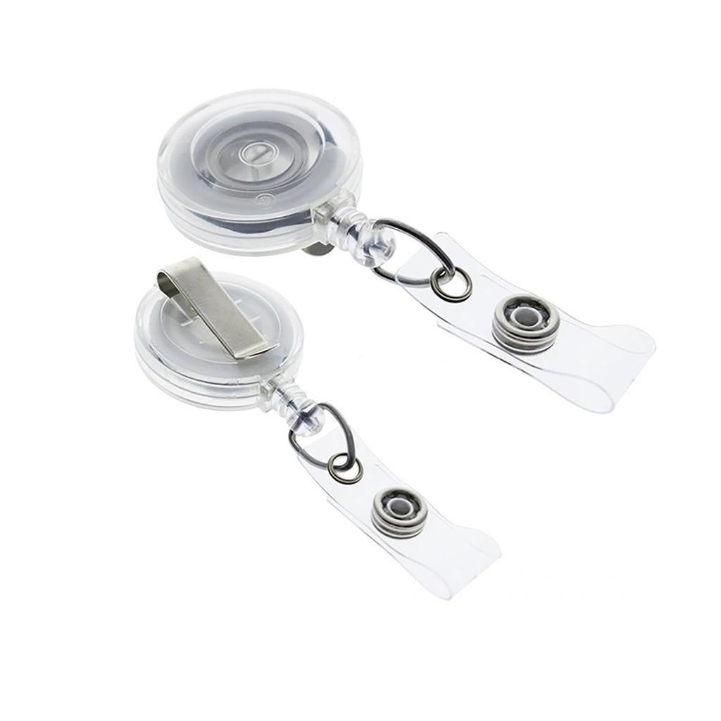Personalized Custom Shaped Acrylic Gift Retractable Badge Clip Scroll Rotating Easy-pull ID Buckle Easy-pull Buckle