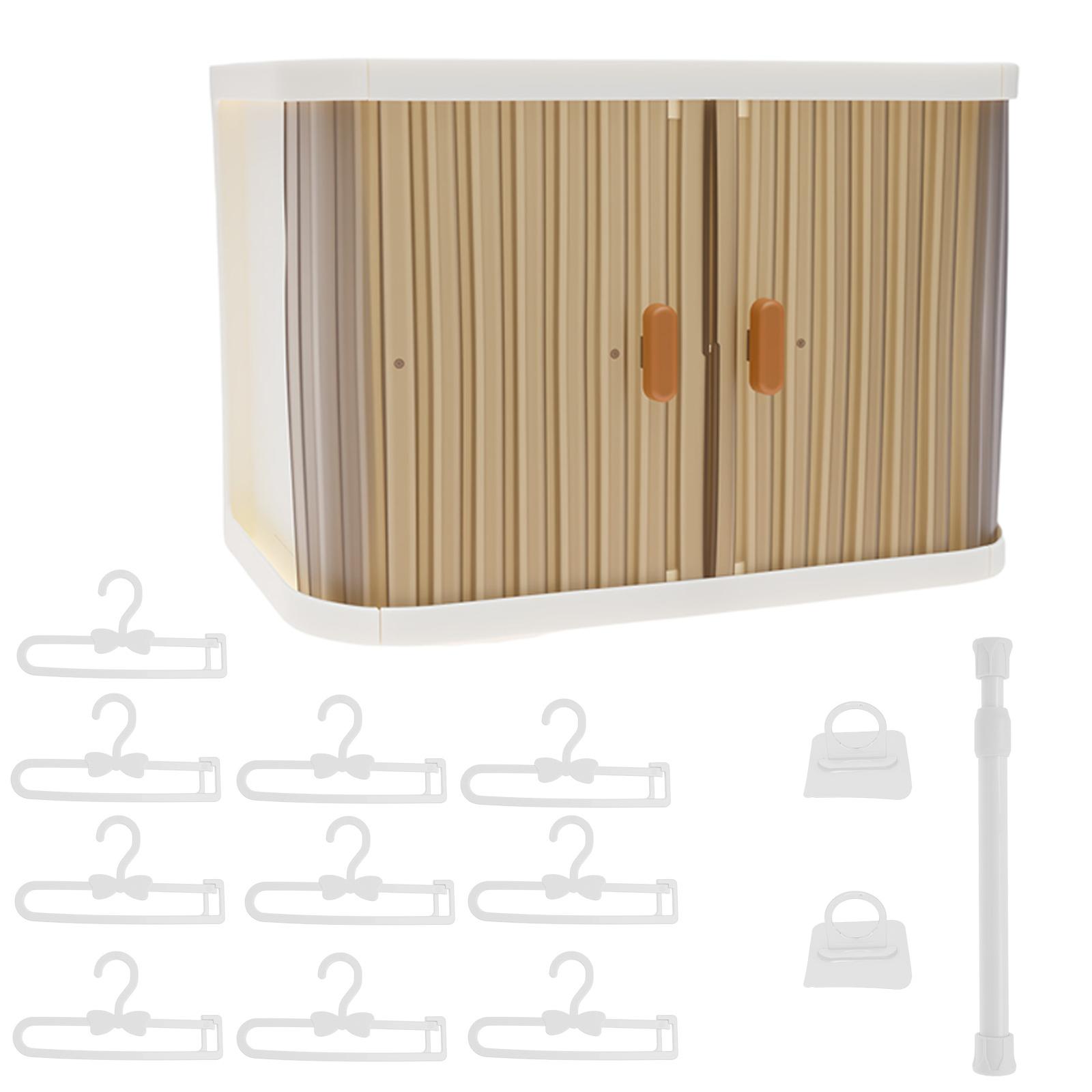 

Кукольный шкаф для одежды Кукольный шкаф для одежды с 10 вешалками Мебель для гардероба модной девочки-принцессы для Барби Детский подарок Игрушка