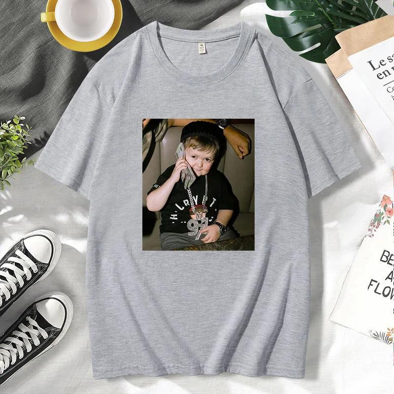 Men Tees Shirts Fasiom Funny Streetwear Tops Hasbulla Fighting T Shirt Russia Classic Mini Khabib Blogger Graphic Women T-shirts