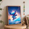 Disney Stitch surfing oil painting digital painting art kit handmade diy painting home decoration gift