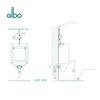 ABS Material Bathroom Electric Sensor Usage Water Auto Flusher