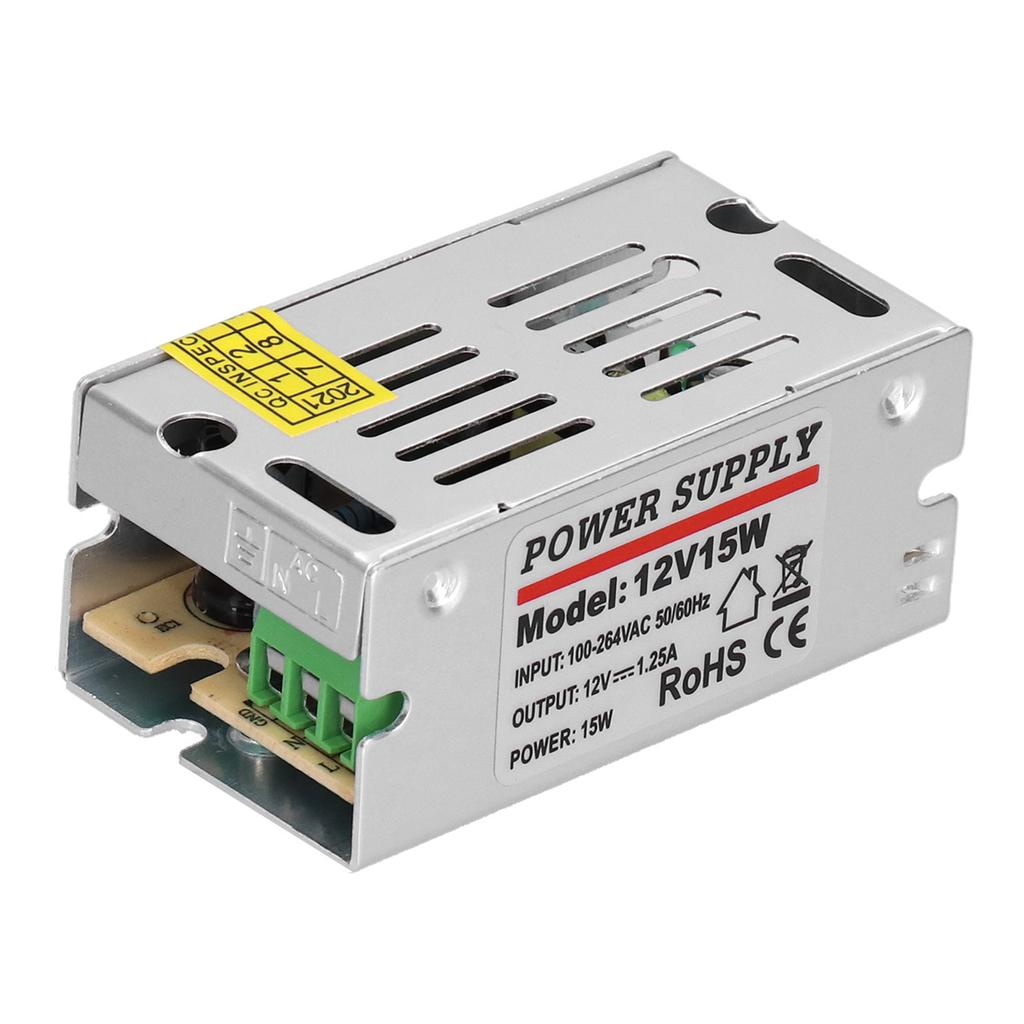 YY?15?12 Switching Power Supply Regulated Transformer Driver for LED Strip Light 15W 12V 1.25A