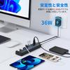 JESWO USB Hub with Power USB Hub with 10 Expansion Ports 1 Charging 5Gbps Data USB Expansion with Independent 12V 3A AC Compatible with Surface and