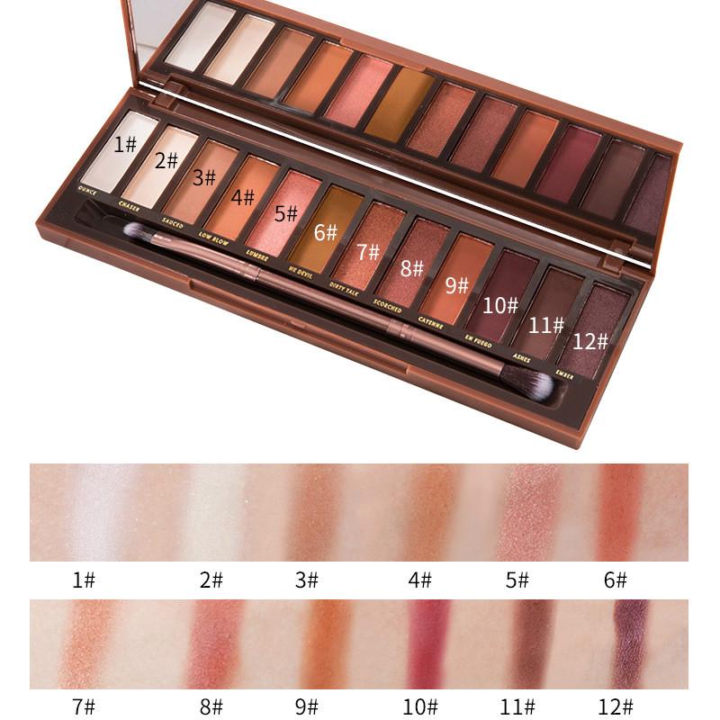12 20 24 30 35 colors eye shadow safe lightweight... 12 Colors Shimmer Matte Shimmer Eyeshadow Eye Shadow Palette Cosmetic ...