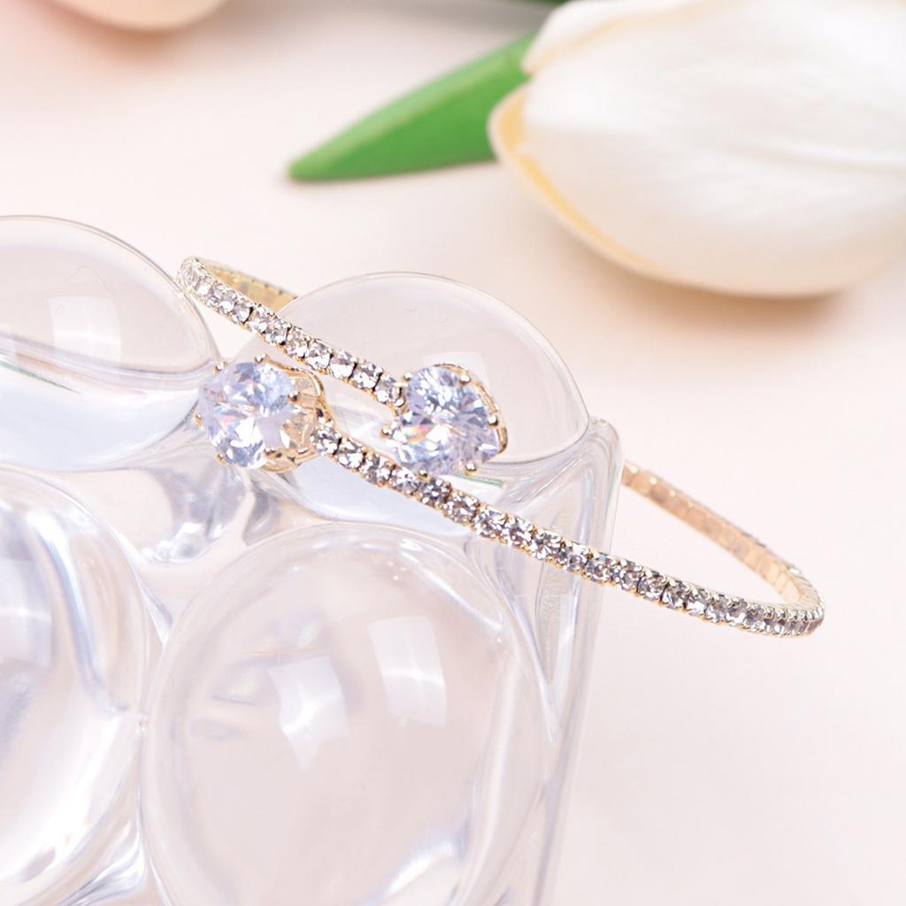 New Fashionable and Elegant Claw Chain Pearl Full Diamond Multi Layer Bracelet Wrapped Spiral Bracelet