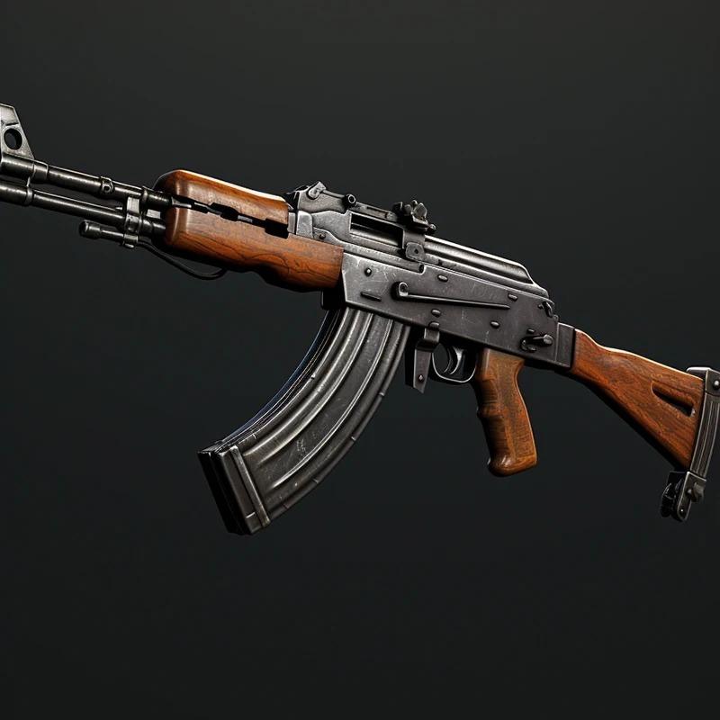 1Pcs Bar Interior Paintings Gun Picture On the Wall Decororation Living Room Rifle Poster Home Decor Canvas Painting AK47 Art