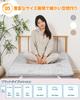 SUNSEIKATU Warm Mattress Pad for and Double Flannel TEIJIN and Dust with Elastic Also a Blanket Bed Mattress and Baby Blanket 1 Winter, Single,