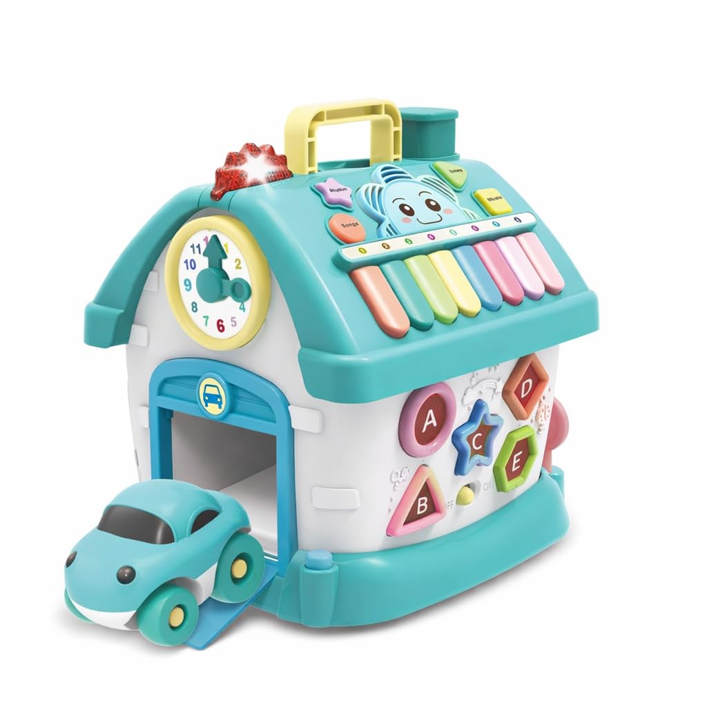 

REMOKING Baby Toy, Educational Toy, Multifunctional Music Toy, Montessori Style, Fine Motor Skills Development, Light & Sound, for Ages 0-3, Baby,