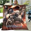 Game God of War Printed Blanket Picnic Blanket Warm Flannel Blankets Home Bed Linings Blankets for Beds Birthday Gift