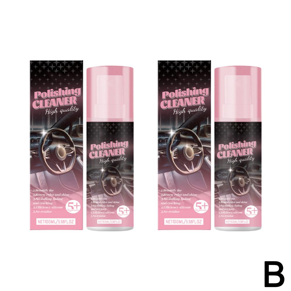 100ml Autoinnenraum Polierreiniger Auto Innenraum Spray Auto Reiniger Innenraum Detailer Spray Gesamt Autoinnenraum Reiniger Zubehör