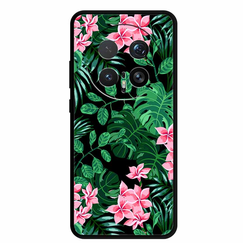 Cartoon Case For Honor Magic8 Pro 5G Case Black Silicone TPU Soft Back Cover For Honor Magic8Pro 2025 Case Shockproof Funda Para