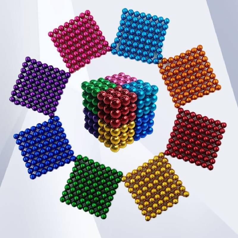 Magnetic Neodymium Colorful Buck Ball 5mm 512pcs N35 Puzzle Toy