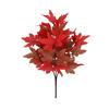 Natural Style Home Ornaments Artificial Maple Leaves, Faux Silk Hanging Plant for Decor, Realistic Cascading Flowers Leaves Wall Wedding Party