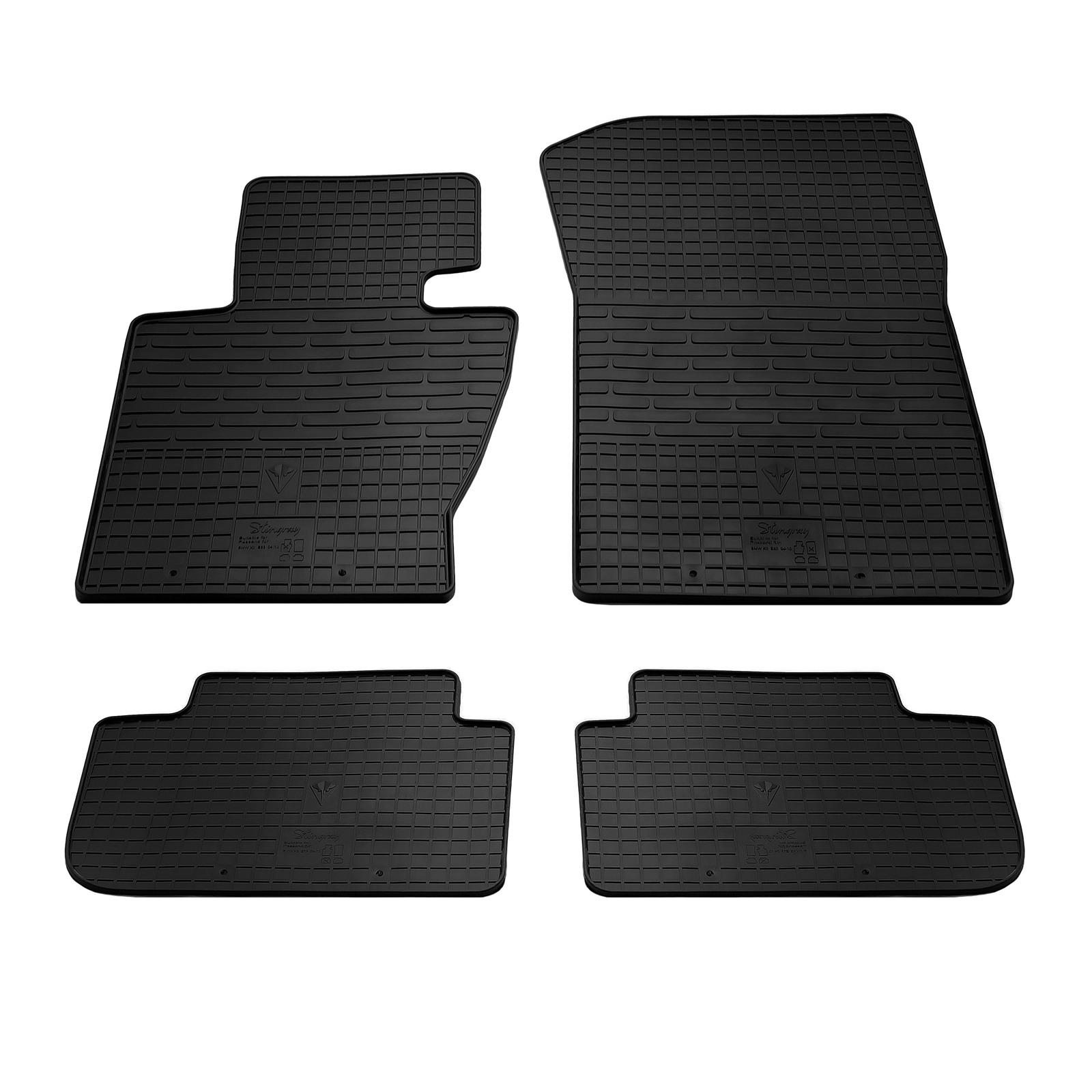 

Гумові килимки (4 шт, Stingray Premium) для BMW X3 E-83 2003-2010 рр.