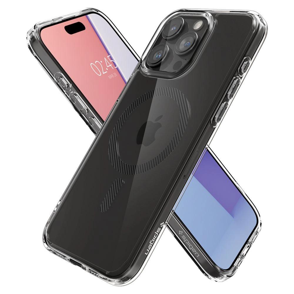 Spigen Ultra Hybrid Mag Case With Magsafe For iPhone 15 Pro Max - Gray