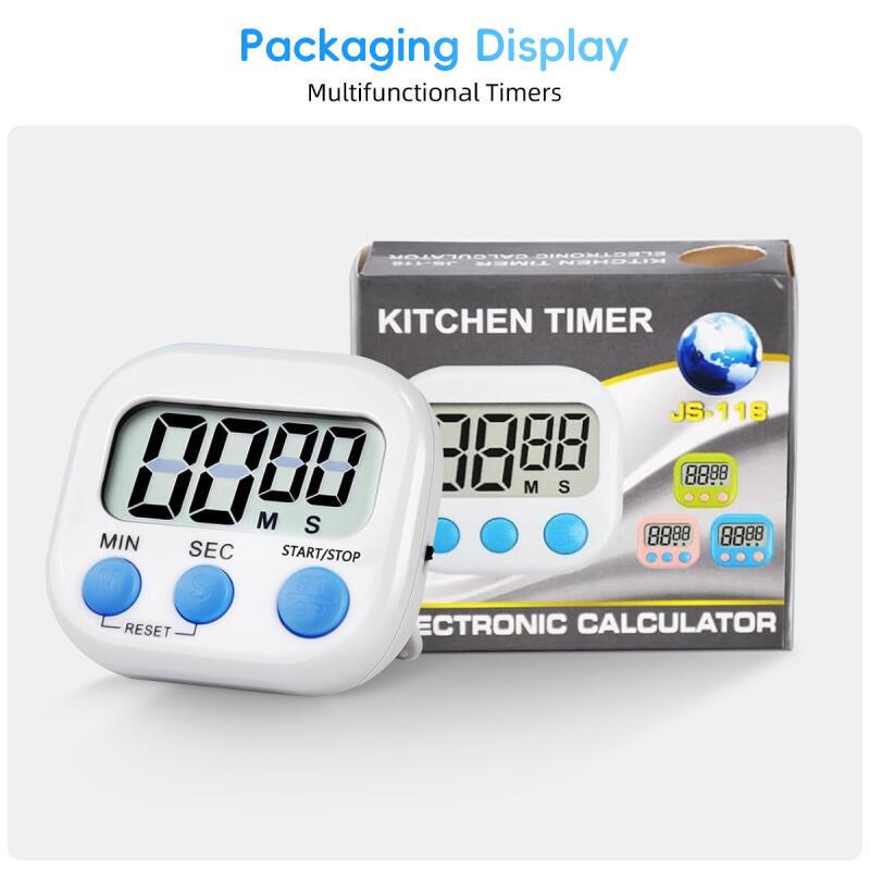 HdoorLink Magnetic LCD Digital Kitchen Countdown Timer Stopwatch With Stand Practical Cooking Baking Sports Alarm Clock Reminder Tools