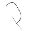 Front Windshield Washer Hose 68293254AA for Jeep For Wrangler 2018/2024 For Gladiator /2025 Direct Replacement