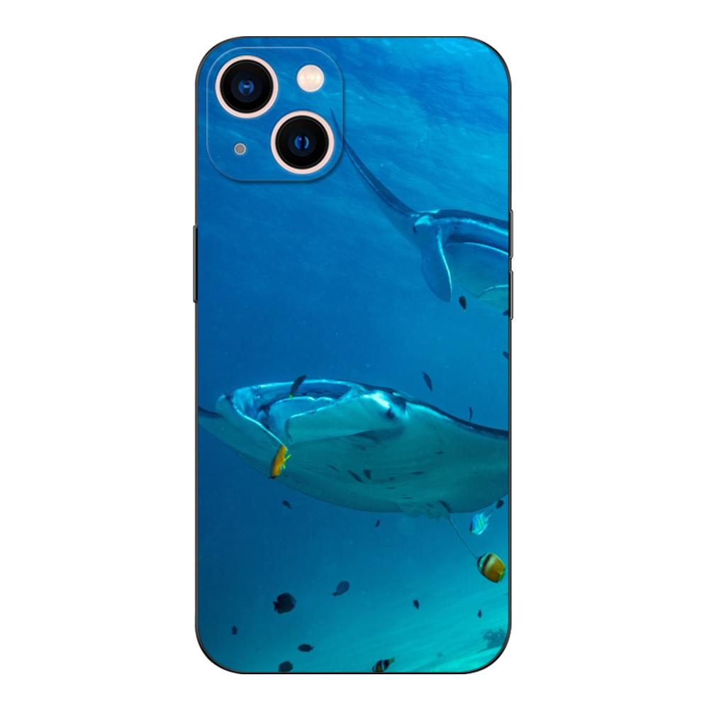 Black Tpu Case For Huawei Honor 20 Lite 10 10i 20S 30S 30 7A 5.45 7s 7C 5.7 Cover Animal Manta Ray