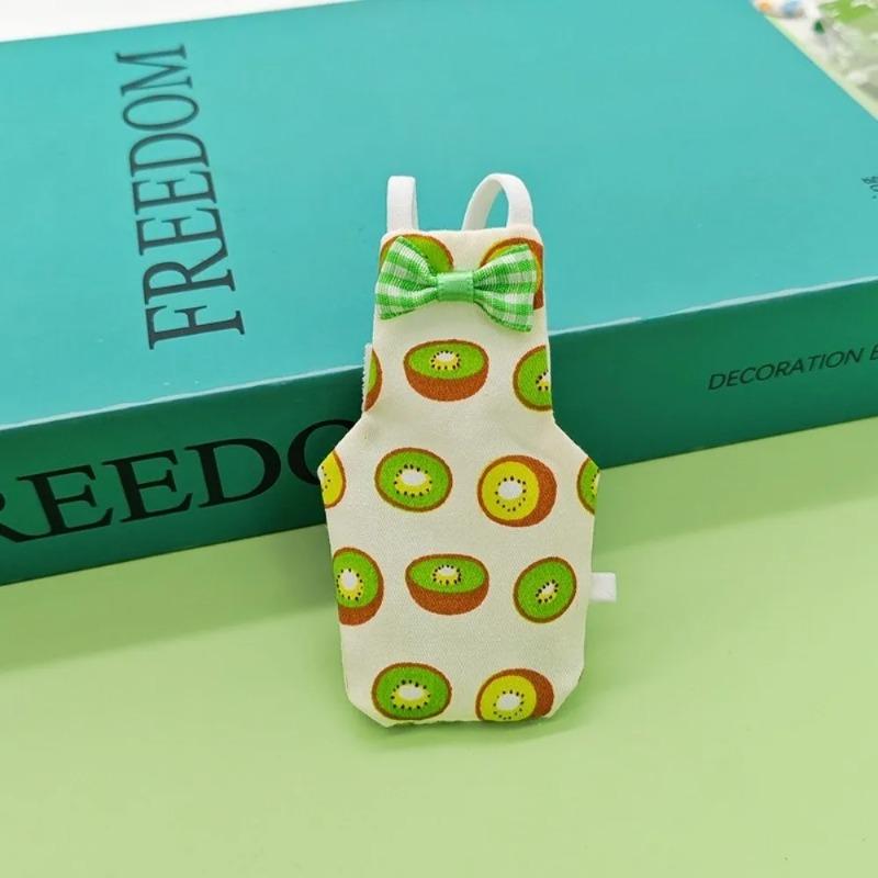 New Colorful Fruit Parrot Diaper Bowtie Washable Parrot Flight Suit Breathable Keep Birds Clean Pet Bird Clothes Daily Wear