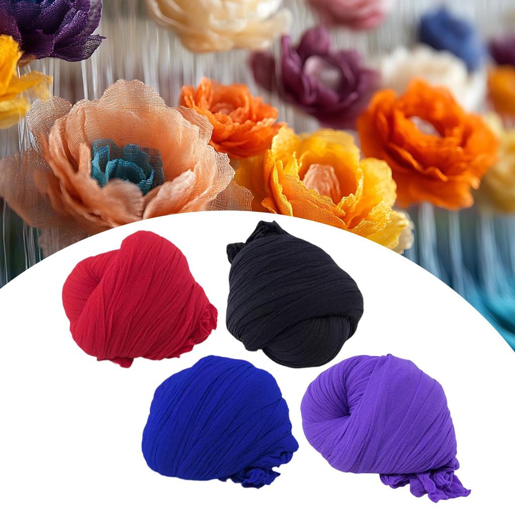 10Pcs Flower Stockings Material Set DIY Flower Making Accessory for Home
