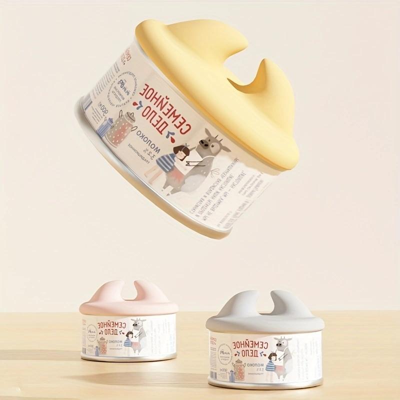 Pet Spoon, multifunktionaler Dosenöffner, Nassfutter-Fütterungslöffel, Silikon-Haustierdosen-Verschlussdeckel, Futteraufbewahrung, Katzen- und Hundezubehör