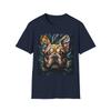 Unisex Katoenen T-shirt Heren Dames T-shirts Top. Franse bulldog