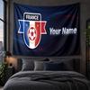Personalized Tapestry Wall Hanging France national football team Pattern Art Background Cloth