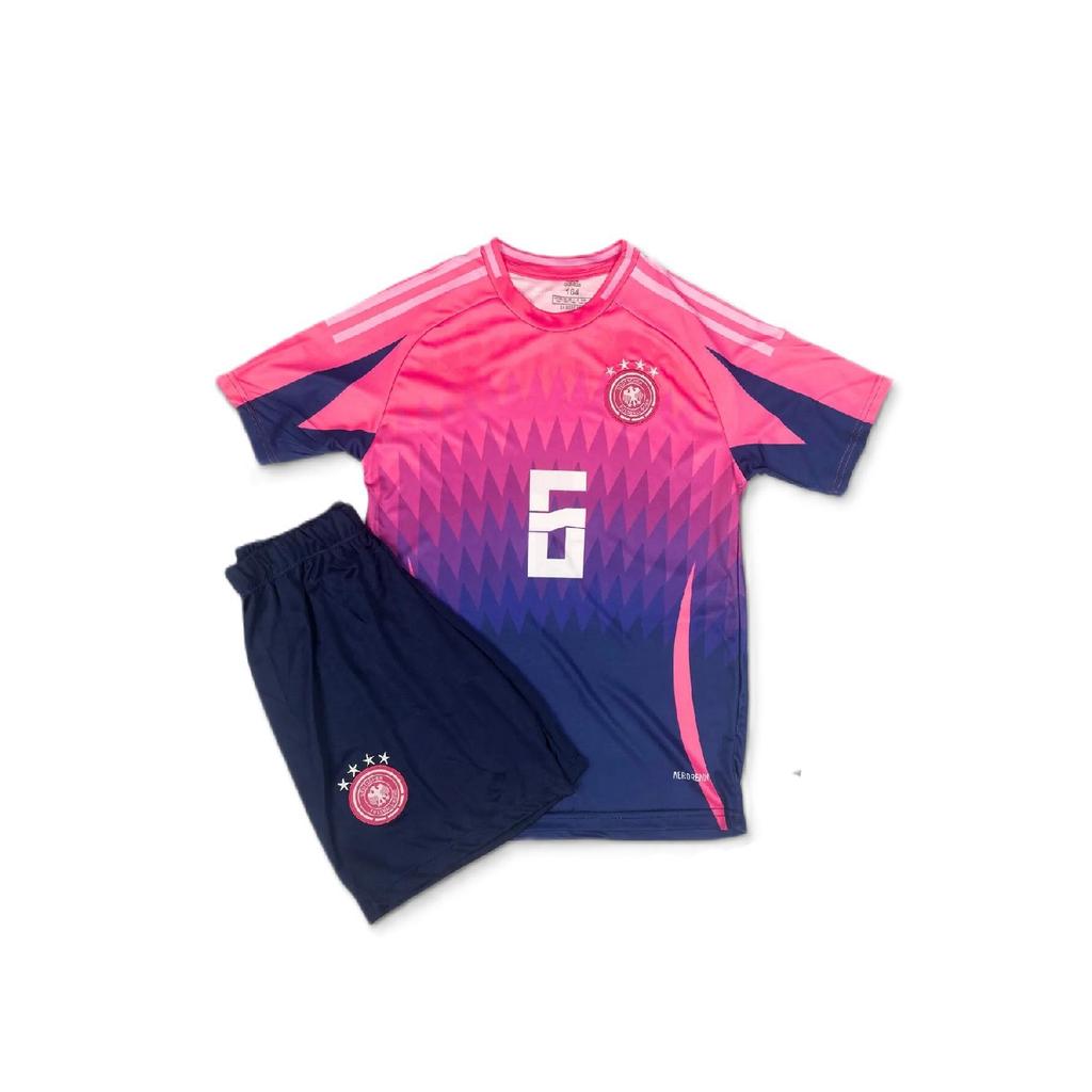Germany Euro 2024 Kimmich Pink Kids Jersey (jersey-shorts-socks-bracelet) Set Of 4