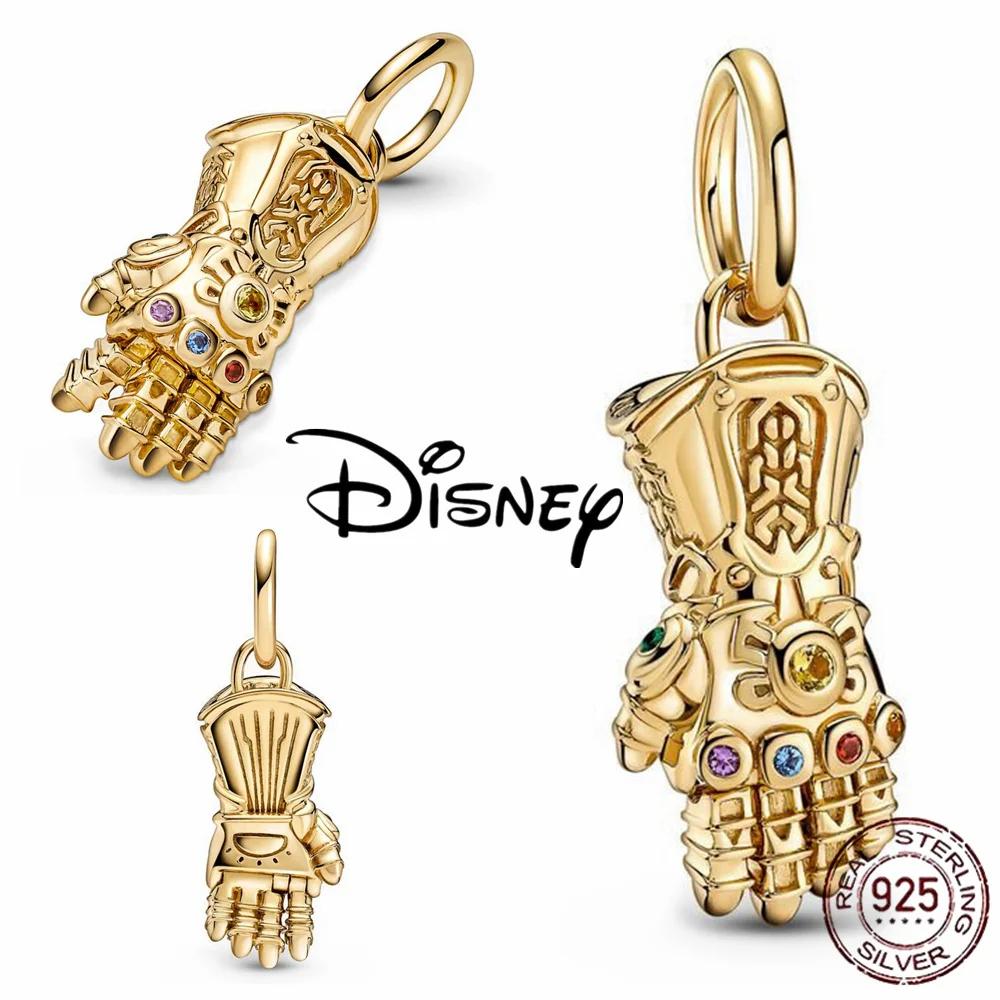 Le popolari perline ciondolo della serie 925 in argento Disney/Marvel sono perfette per creare braccialetti originali fai-da-te! Ideale come s