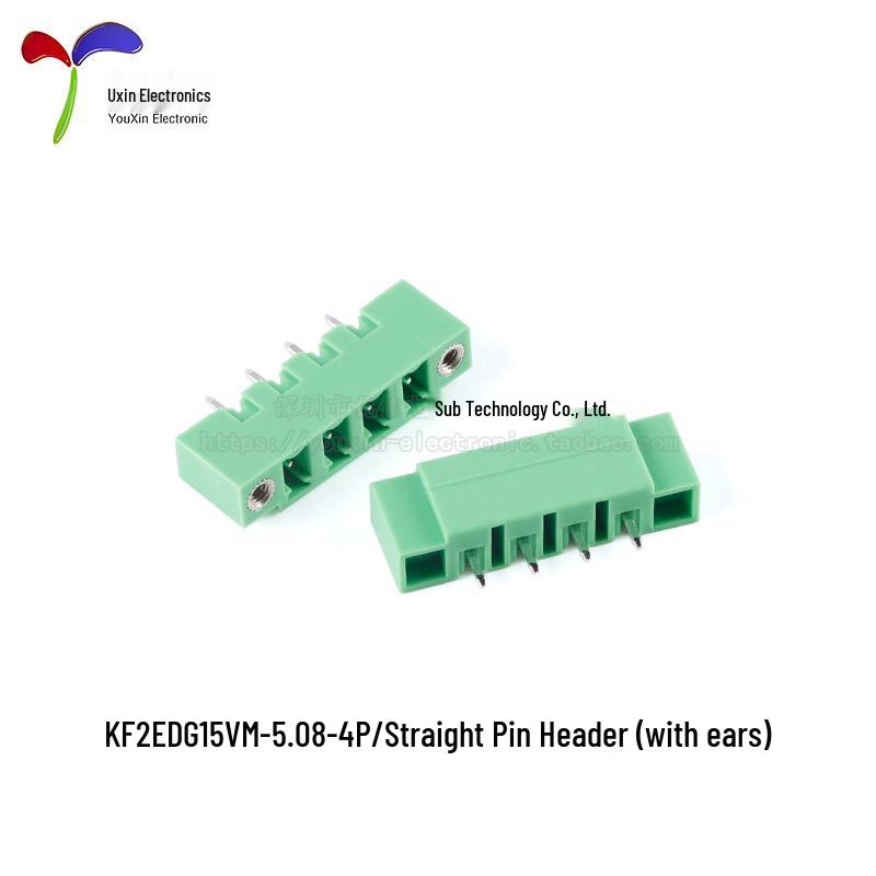 KF2EDG15VM Serie Gerader Stift-Buchsenklemmenblock, 5,08 mm Raster, 2/3/4/5/6/8P Stecker