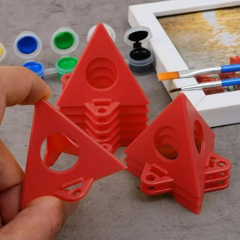 10-50Pcs Pyramid Rack Paint Stands Support Frame Tripod Woodworking Triangular Bracket Spray Painting Tools for Cabinet Door