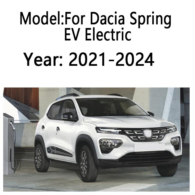 For Dacia Spring EV Electric 2021 2022-2024 Window Door Visor Vent Awning Sun Rain Wind Guard Cover Deflector Car Accessories