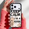 Süße Cartoon Medizin Krankenschwester Arzt Handyhülle für iPhone 17 16 15 14 13 Pro Max Rückabdeckung für 12 11 Pro Hülle