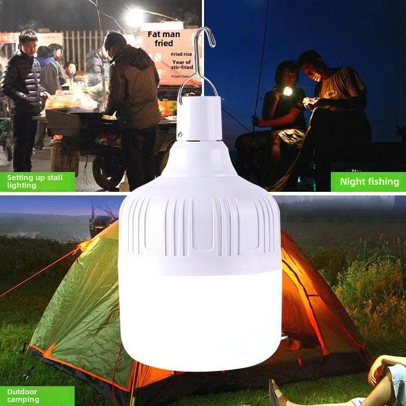 Emergency Wireless Camping Bulb - Super Bright Lighting for Power Outages and Night Markets