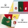 2pcs Christmas Cotton Set Soft Face For Holiday Gift Xmas Towel Embroidery Decor Creative Gift Idea Xmas Elements Cotton Towel