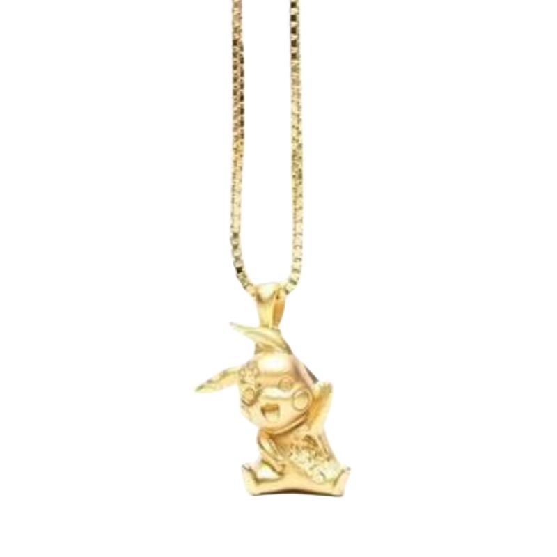 Pokemon Necklace Pendant Jewelry Accessories Cartoon Anime Teenage Couple Fashion Atmosphere Trend High-end Decoration Gifts