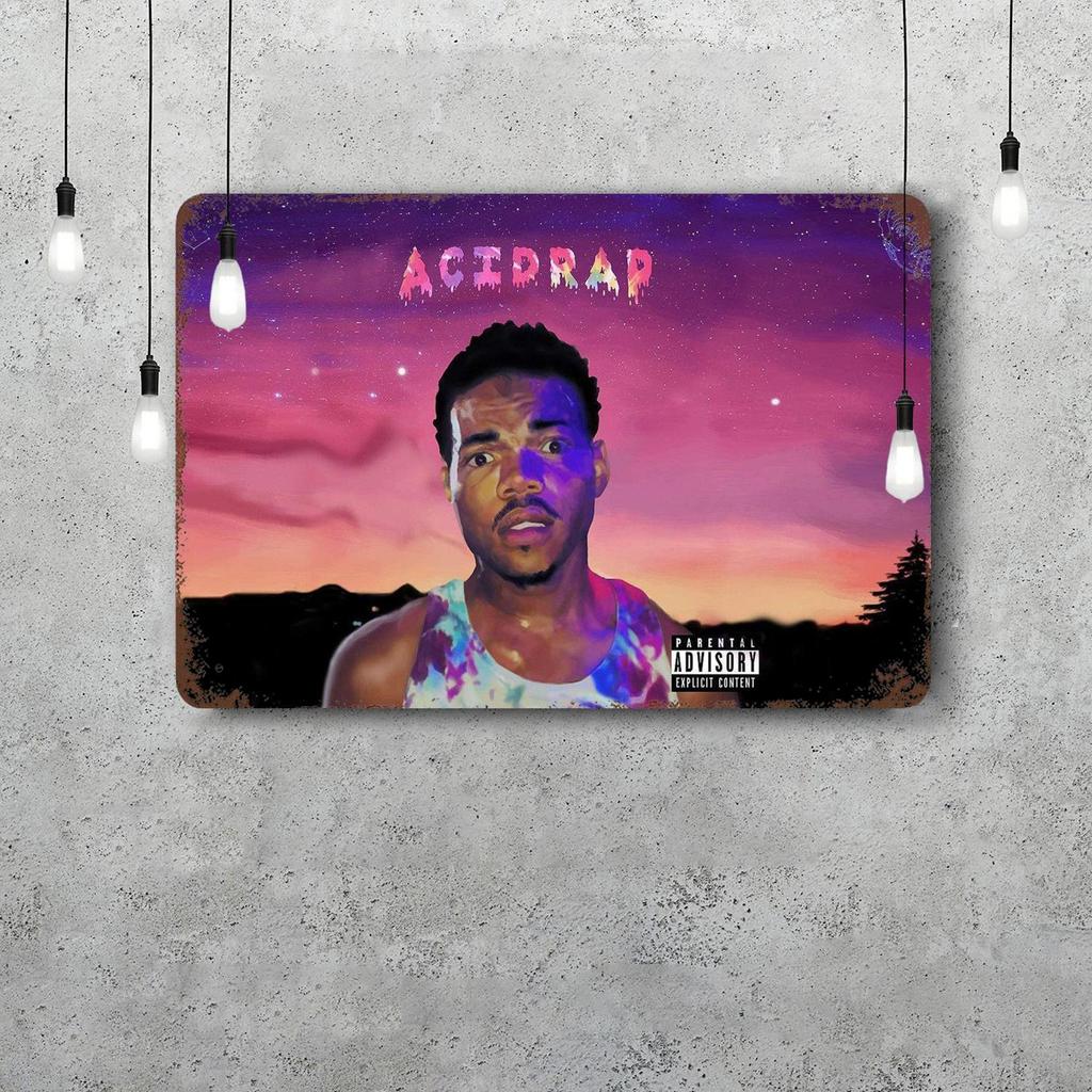 Chance the Rapper Classic Poster Rusty Metal Plaque Retro Decorative Plate Bar Man Cave Garage Club Metal Sign Wall Decoration