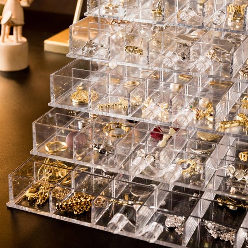 Stylish Accessory Organization Case Practical and Modern Jewellery Organizer Practical Jewelry Storage Container